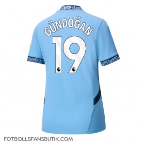 Manchester City Ilkay Gundogan #19 Replika Hemmatröja Damer 2024-25 Kortärmad